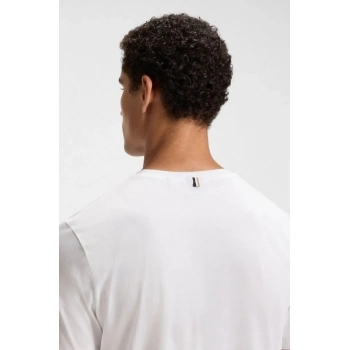 Camiseta Boss Slim Fit Em Algodão Mercerizado