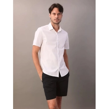 CAMISA MC ALGODAO COM ELASTANO