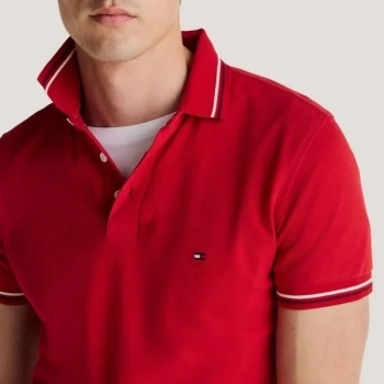 TIPPED SLIM FIT SEASONAL POLO