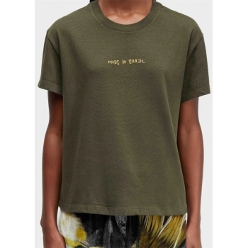 T SHIRT MADE IN BRAZIL BORDADO