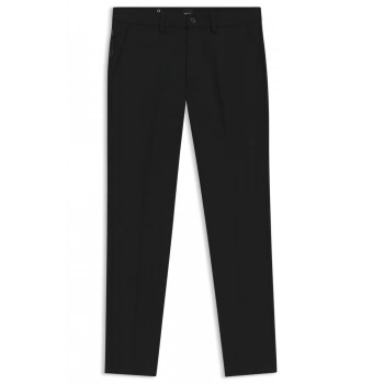 Calças Boss Slim-Fit Em Mistura De Algodão Elástico