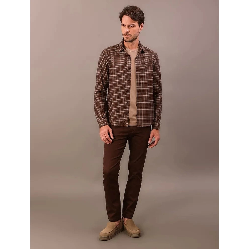 CAMISA ML SLIM CHECK