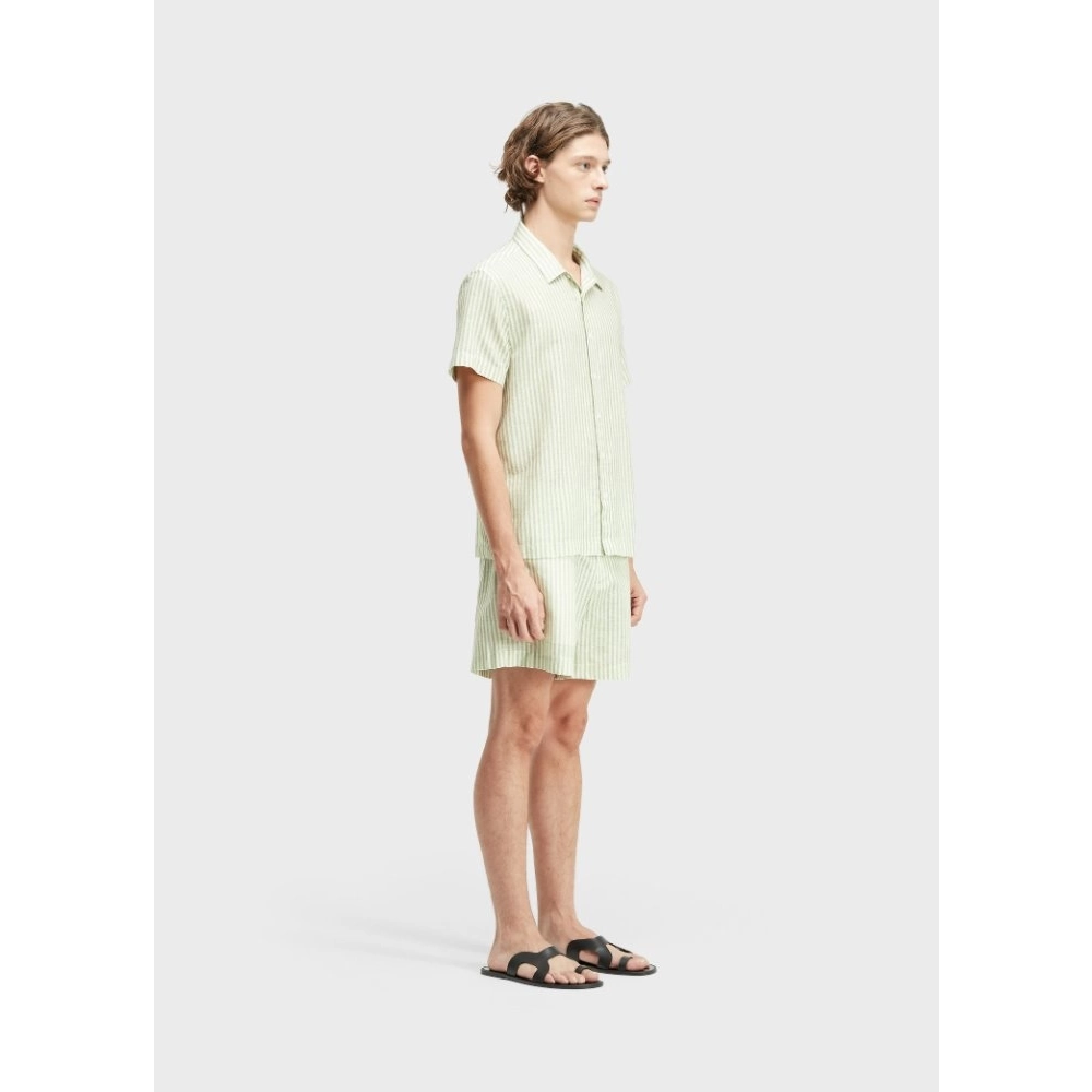 CAMISA BRIEF VINTAGE STRIPES LINEN MC