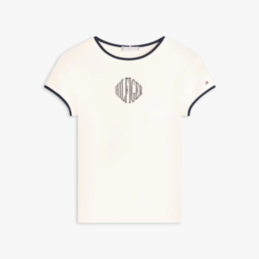 VERSITY SLIM RINGER TEE